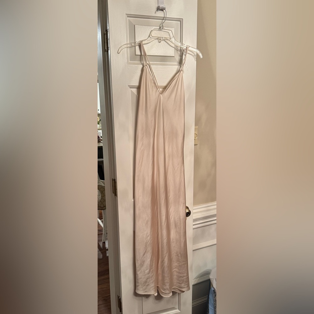 Elegant Cream Maxi Dress